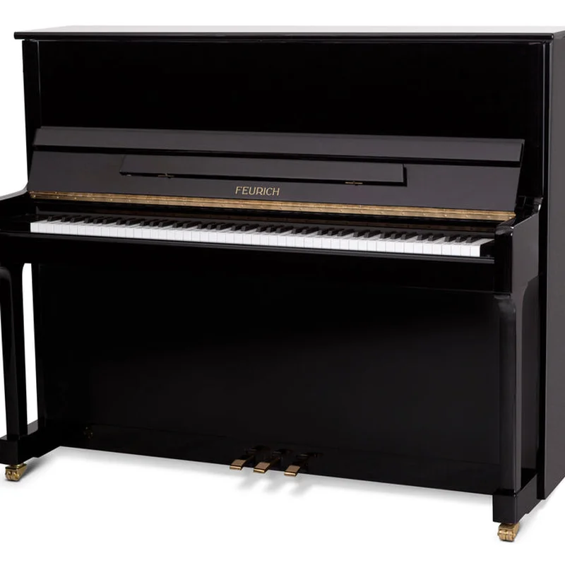 FEURICH 122 Universal (Black Satin - Brass)
