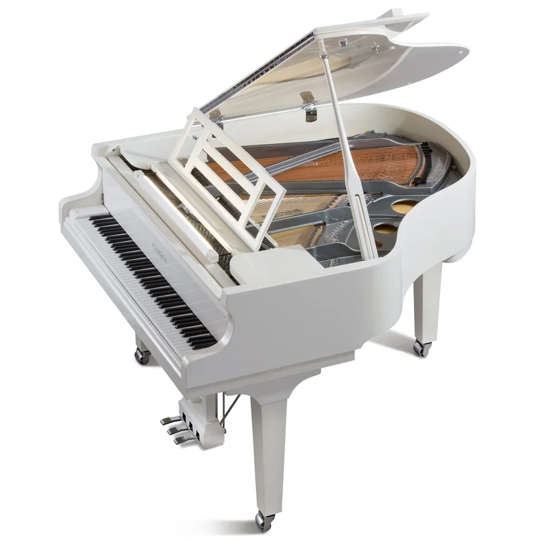 FEURICH 162 - "DYNAMIC I" (White Polish & Brass)