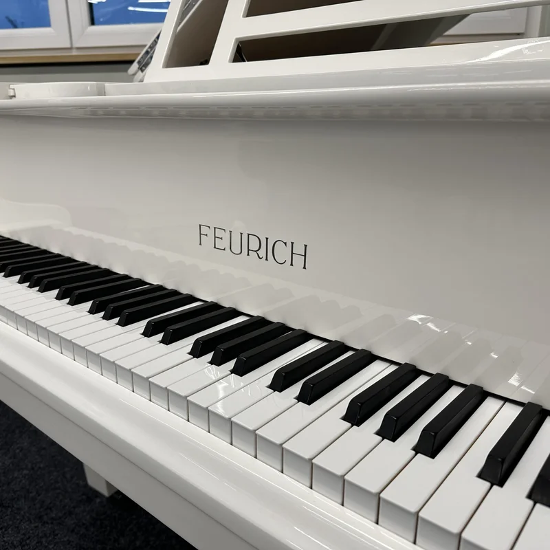 FEURICH 179 - "DYNAMIC II" (White Polish & Brass)