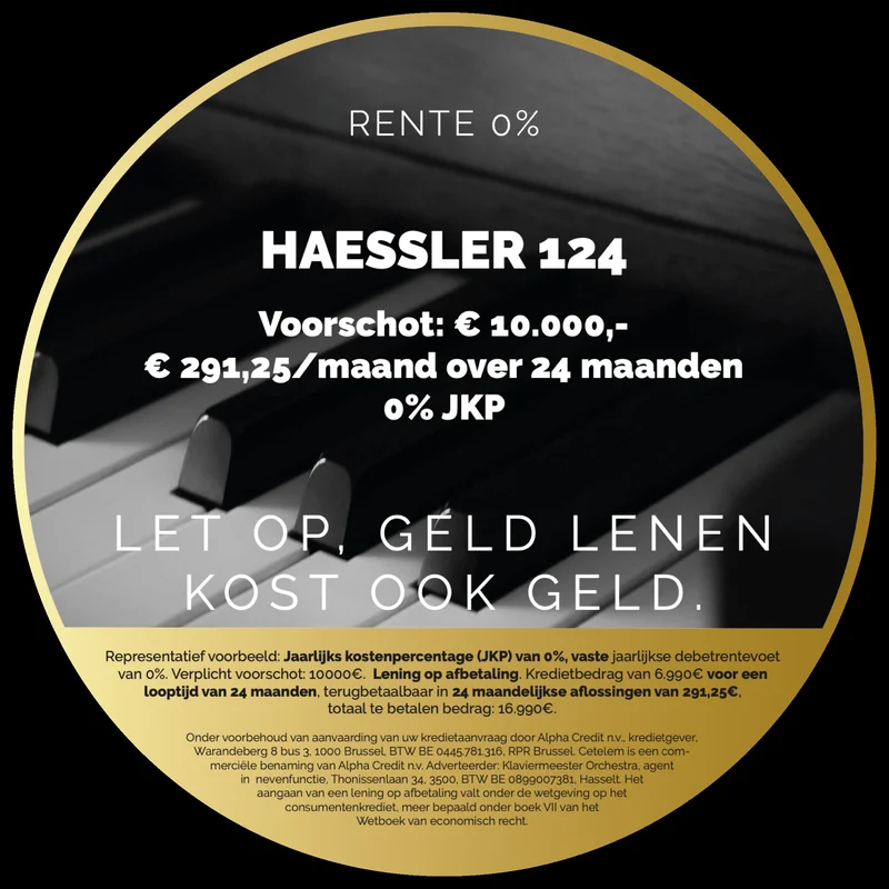 Haessler H124 (Designed by Blüthner)