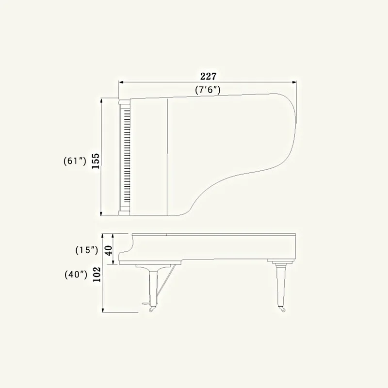 Prince's Purple Yamaha C7X SH Silent