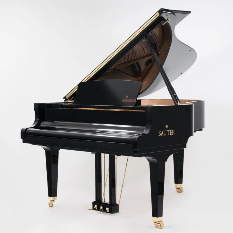 Sauter Delta 185 | Salon Grand Piano (Satin Mahogany)
