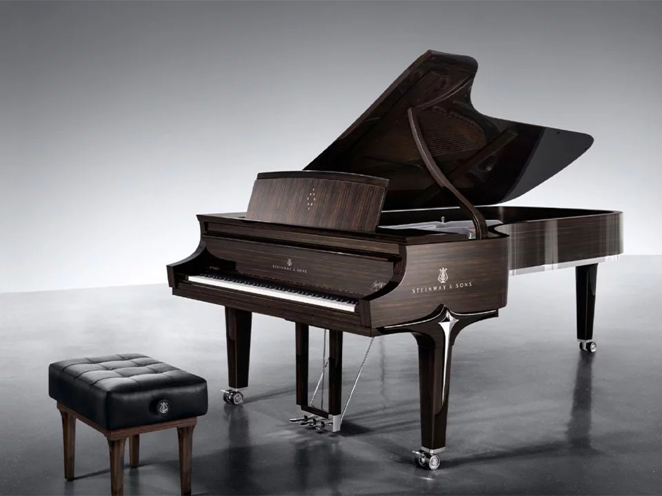 Steinway & Sons Black Dimond model D