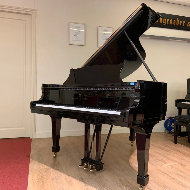 STEINWAY MODEL O-180 (Macassar & Polish Ebony)