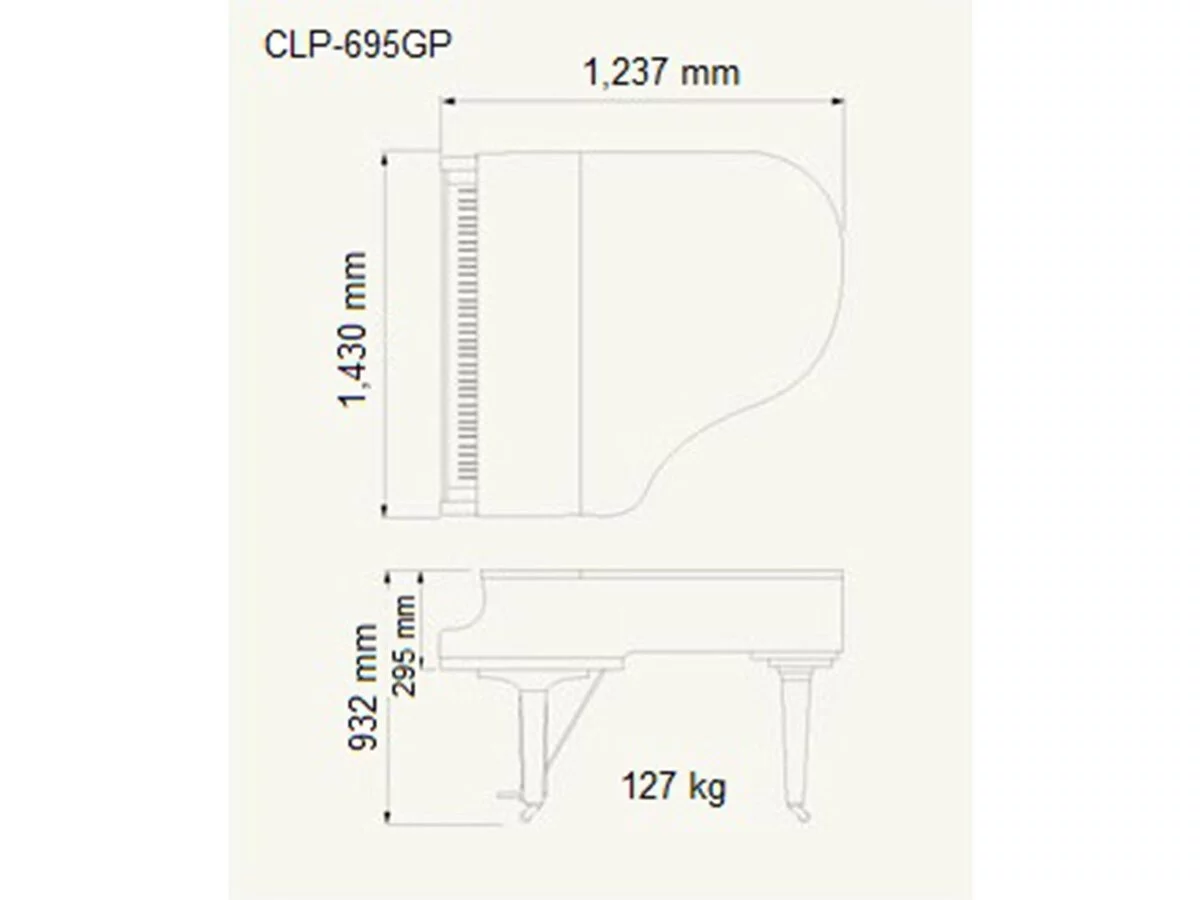 YAMAHA CLP-695 GP PE