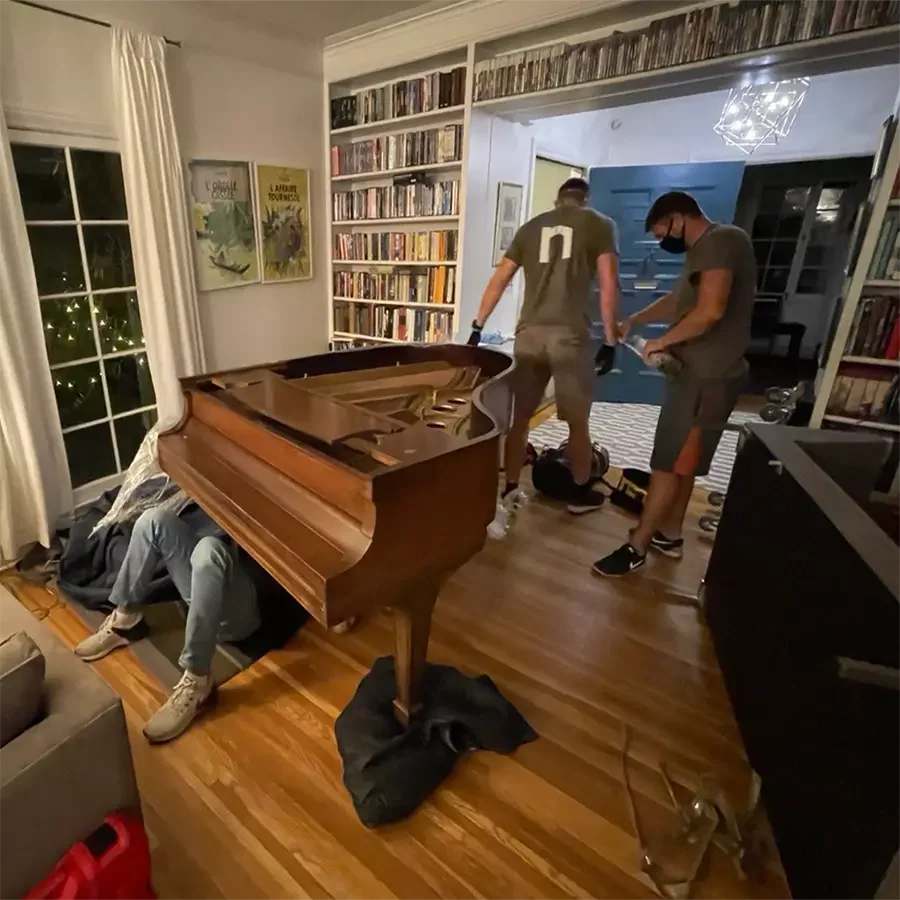 Sai lầm phổ biến khi vận chuyển piano
