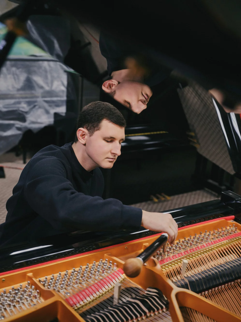 Kiểm tra piano sau khi giao hàng