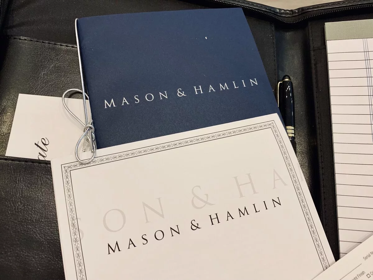 Mason & Hamlin Model AA (VX Series) - White Sapele - Chi tiết 1