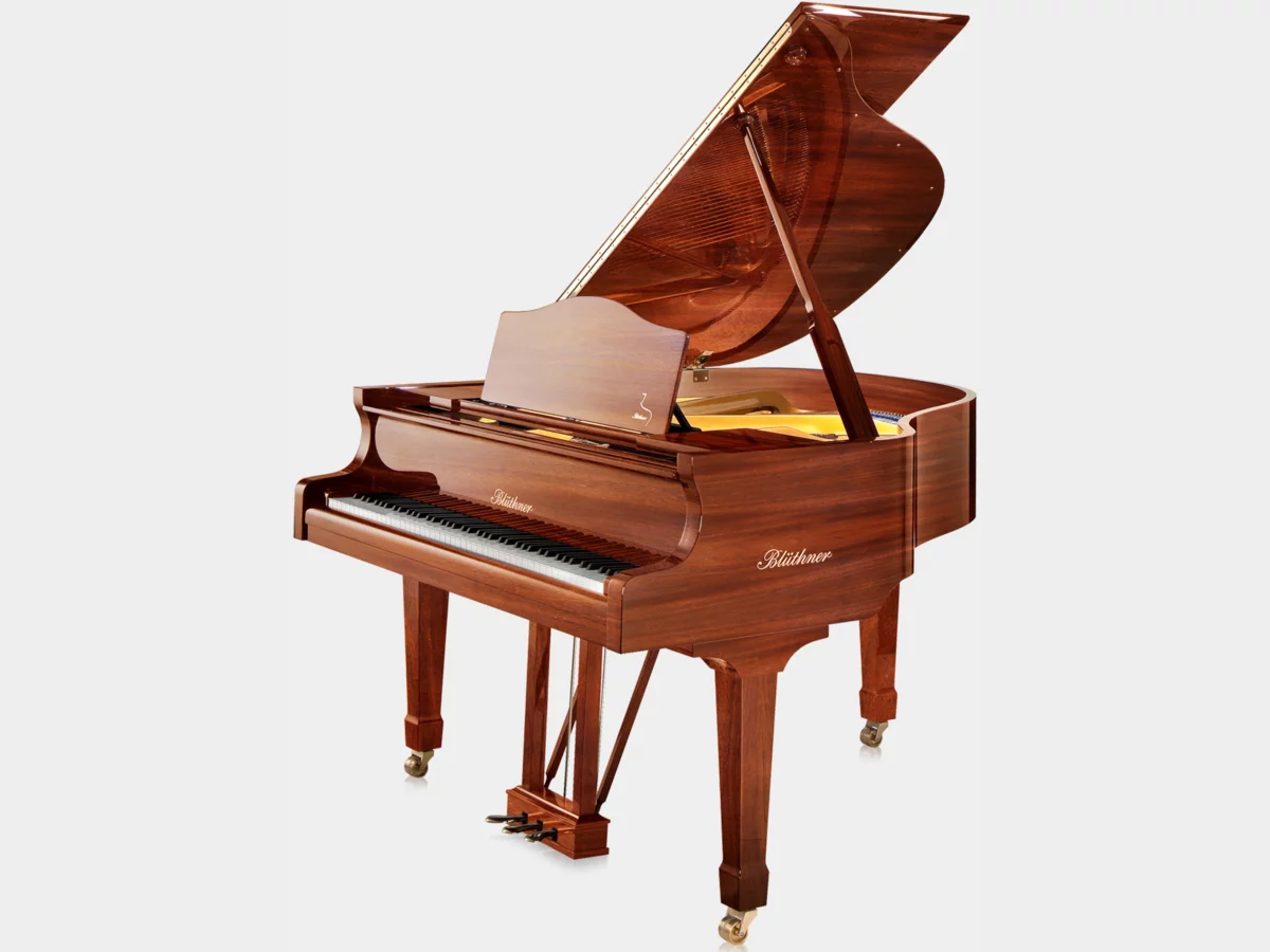 Chi tiết bộ cơ và dây đàn Blüthner Model 11
