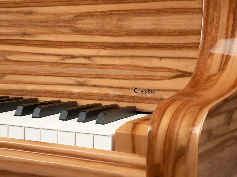 Review Schimmel Classic C169 Satin Walnut – Hình ảnh thực tế tại showroom Elite Piano