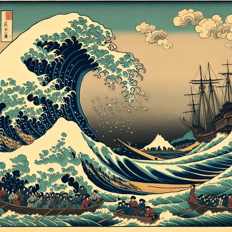 The Great Wave Off Kanagawa - Elite Piano