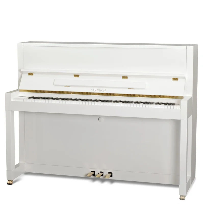 FEURICH 115 Premiere (White Polished) - Elite Piano