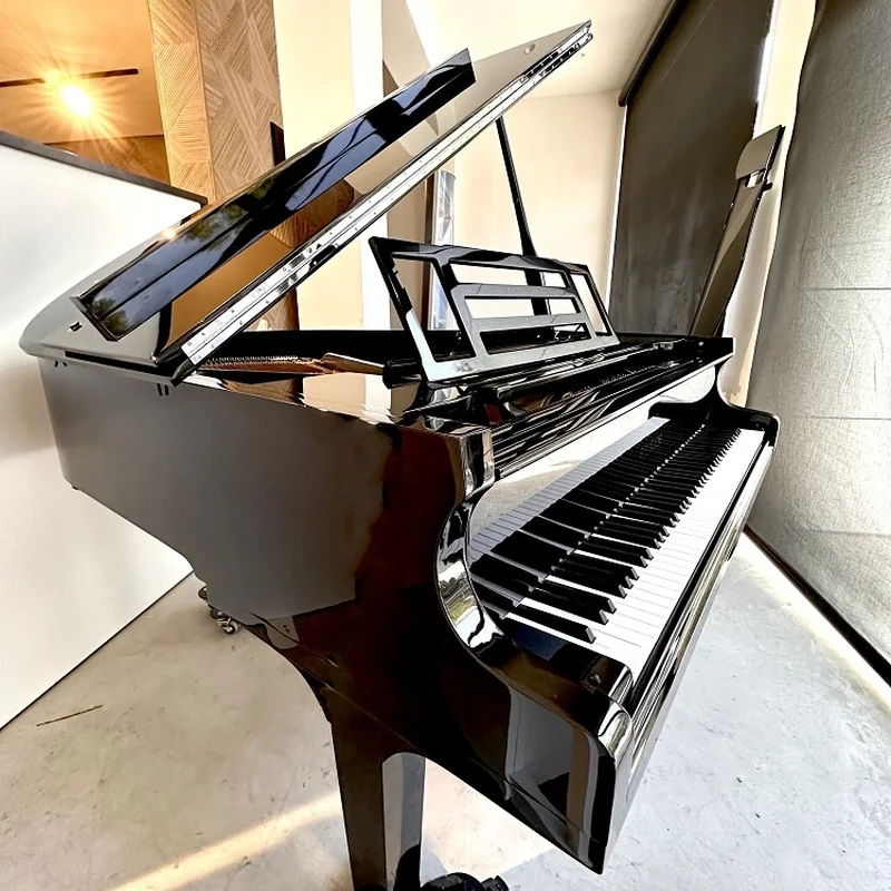 FEURICH 162 - "DYNAMIC I" (Black Polish & Chrome) - Elite Piano
