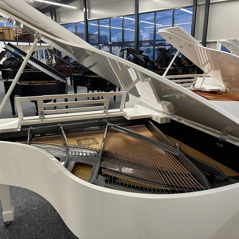 FEURICH 179 - "DYNAMIC II" (White Polish & Brass) - Elite Piano