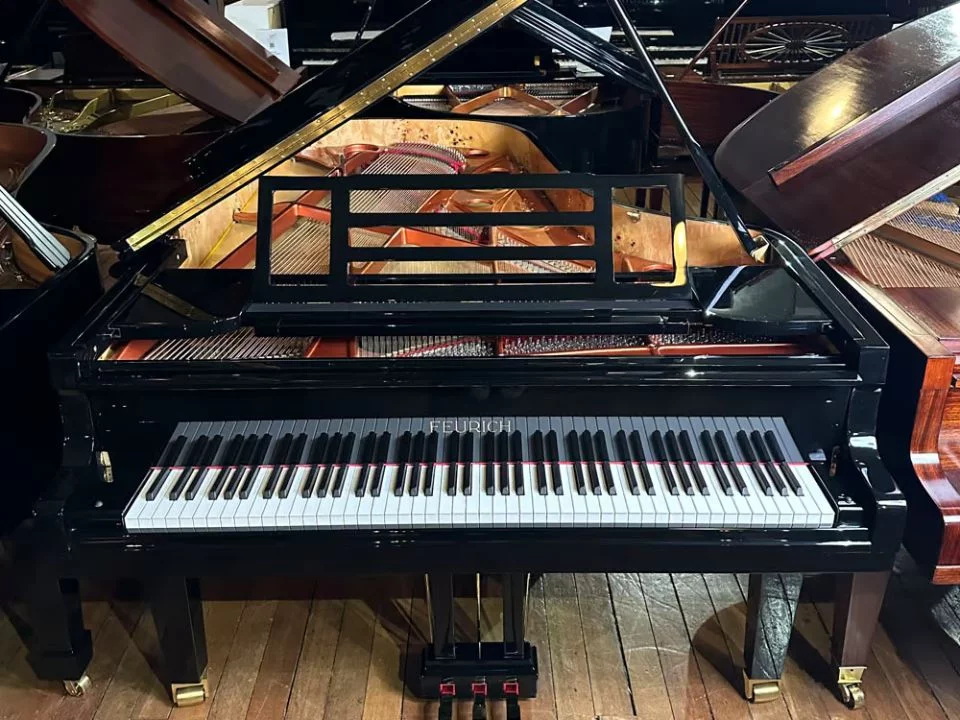 FEURICH 218 - "CONCERT I" (Brass) - Elite Piano