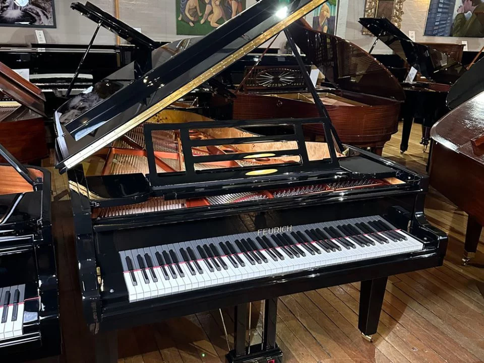 FEURICH 218 - "CONCERT I" (Brass) - Elite Piano