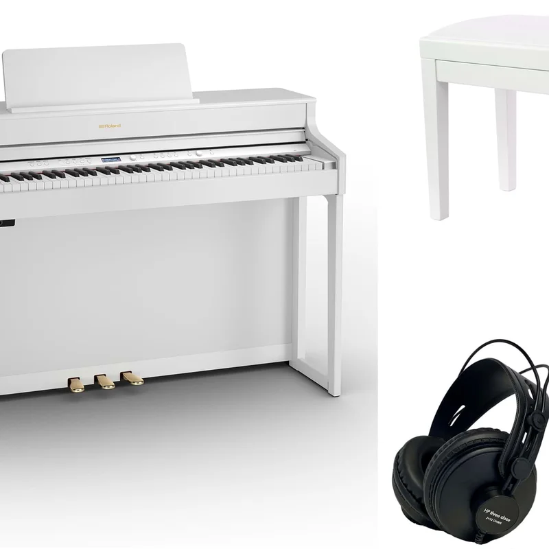 Review ROLAND HP-702 WH – Hình ảnh thực tế tại showroom Elite Piano