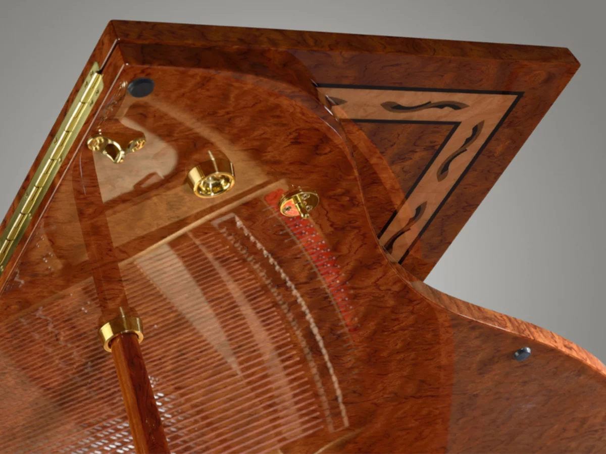 Không gian trưng bày đàn piano Petrof Madrona tại showroom Elite Piano