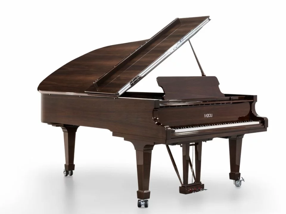 Đàn piano Fazioli Oak Fumé Silver – Chi tiết bàn phím