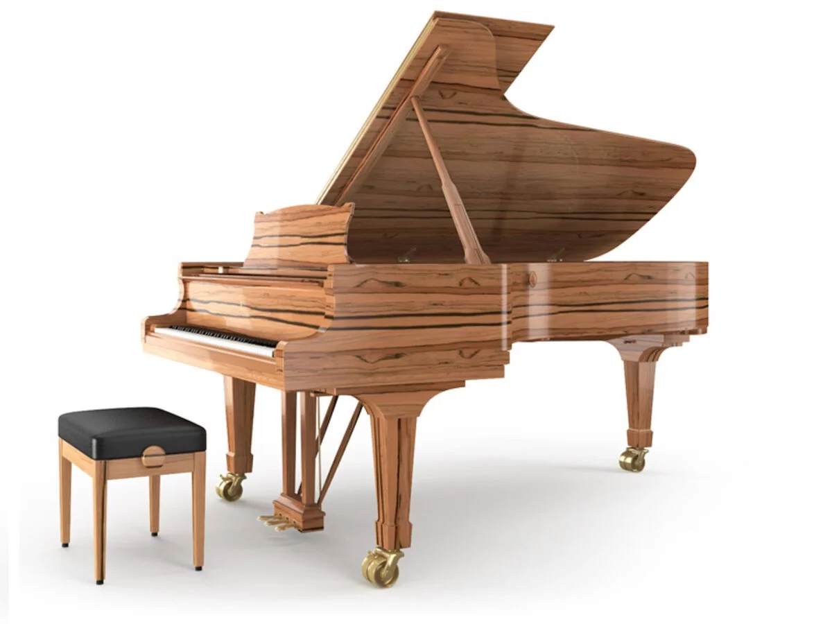 STEINWAY C-227 – Ghế đàn và phụ kiện đi kèm