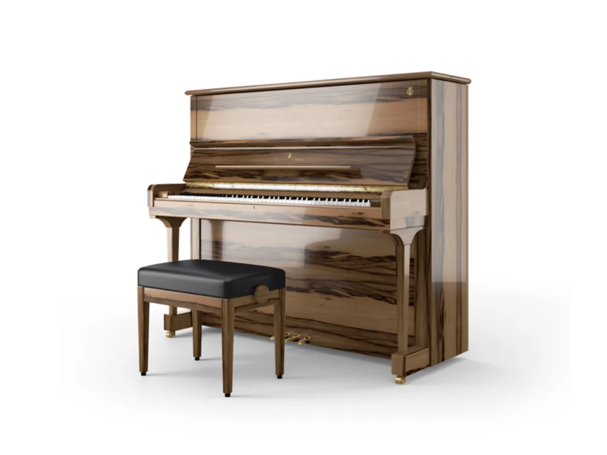 STEINWAY K-132 New – Mặt sau và hệ thống dây đàn Steinway & Sons