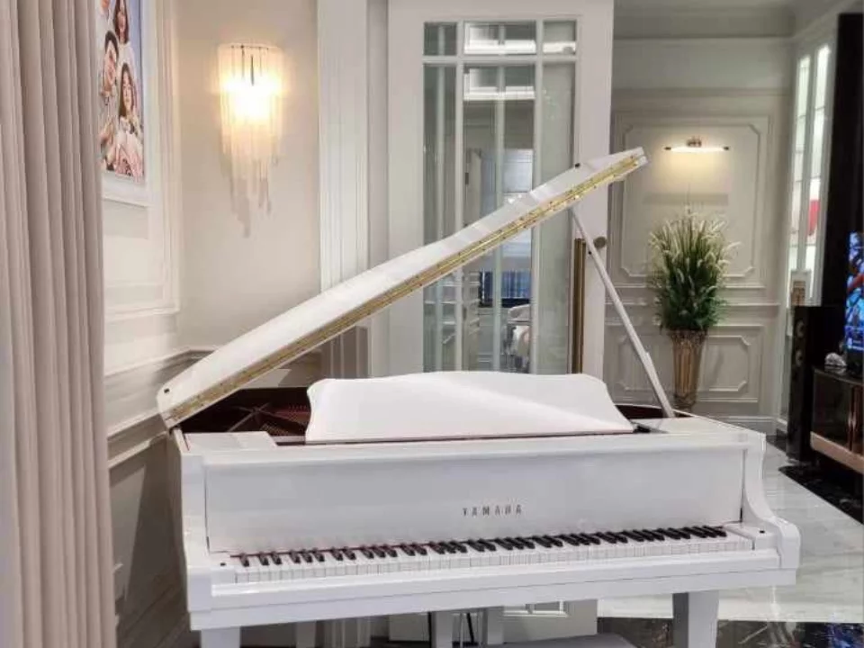 Đàn piano Yamaha YAMAHA GB1K Trắng Camay – Chi tiết bàn phím